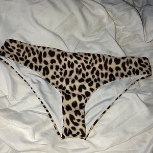 Cheetah print bikini bottoms